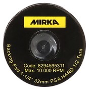 MIRKA Backup Pad 1.25" Psa Hard Twist Lock 1125H-R